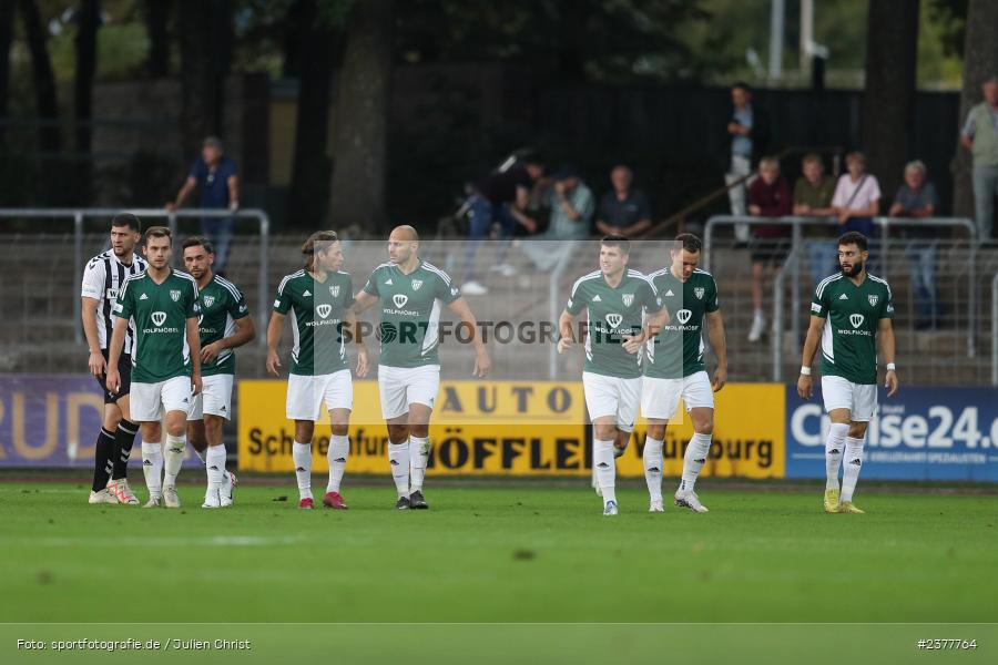 sport, action, Willy-Sachs-Stadion, Schweinfurt, Saison 2023/2024, SVW, SV Wacker Burghausen, Regionalliga Bayern, Fussball, FCS, BFV, 9. Spieltag, 1. FC Schweinfurt 1905, 08.09.2023 - Bild-ID: 2377764