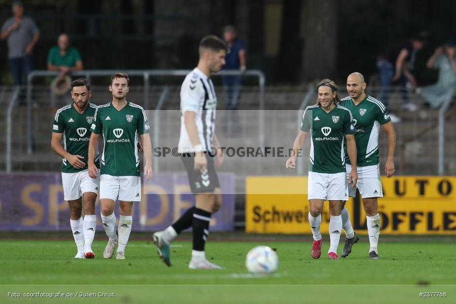 sport, action, Willy-Sachs-Stadion, Schweinfurt, Saison 2023/2024, SVW, SV Wacker Burghausen, Regionalliga Bayern, Fussball, FCS, BFV, 9. Spieltag, 1. FC Schweinfurt 1905, 08.09.2023 - Bild-ID: 2377768