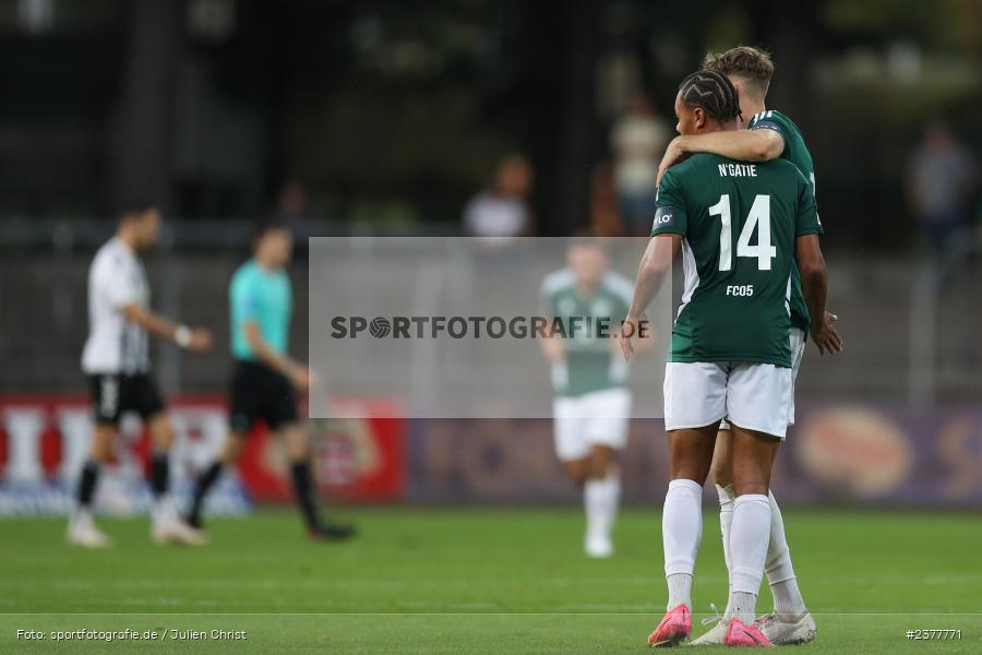 sport, action, Willy-Sachs-Stadion, Schweinfurt, Saison 2023/2024, SVW, SV Wacker Burghausen, Regionalliga Bayern, Fussball, FCS, BFV, 9. Spieltag, 1. FC Schweinfurt 1905, 08.09.2023 - Bild-ID: 2377771