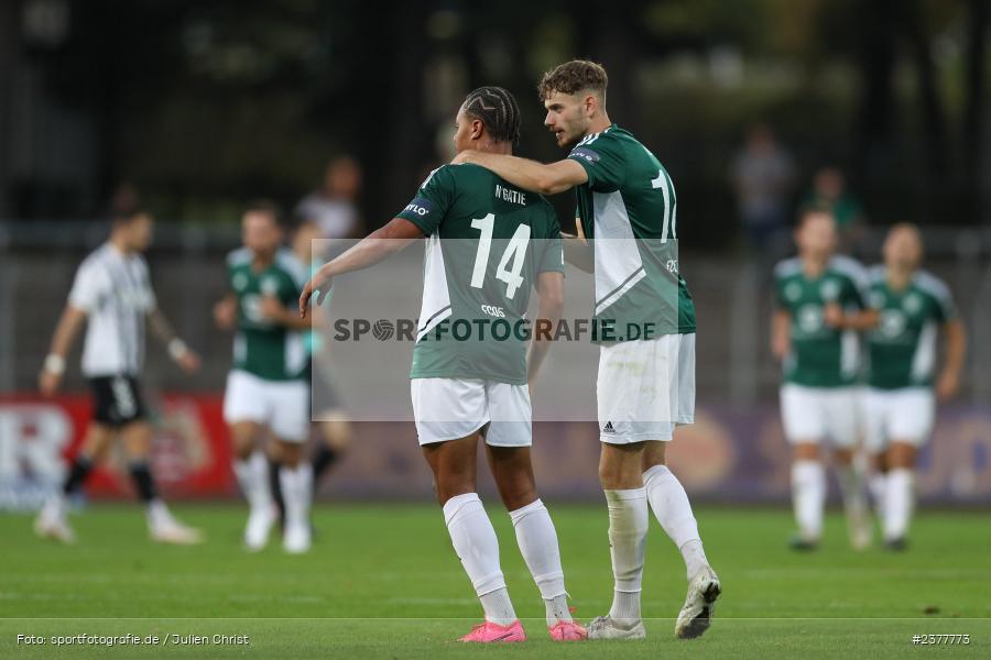 sport, action, Willy-Sachs-Stadion, Schweinfurt, Saison 2023/2024, SVW, SV Wacker Burghausen, Regionalliga Bayern, Fussball, FCS, BFV, 9. Spieltag, 1. FC Schweinfurt 1905, 08.09.2023 - Bild-ID: 2377773