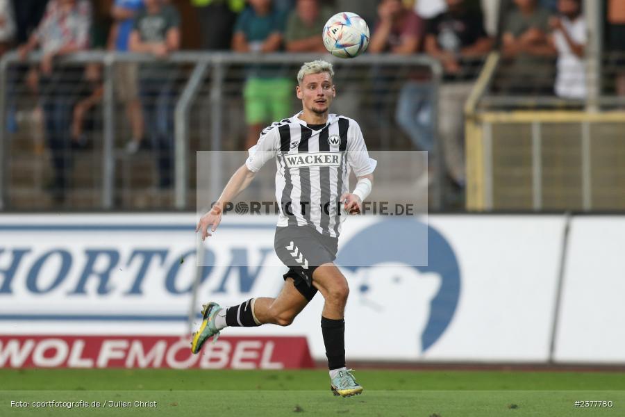 Alexander Fabian Bazdrigiannis, sport, action, Willy-Sachs-Stadion, Schweinfurt, Saison 2023/2024, SVW, SV Wacker Burghausen, Regionalliga Bayern, Fussball, FCS, BFV, 9. Spieltag, 1. FC Schweinfurt 1905, 08.09.2023 - Bild-ID: 2377780 Alexander Fabian Bazdrigiannis, sport, action, Willy-Sachs-Stadion, Schweinfurt, Saison 2023/2024, SVW, SV Wacker Burghausen, Regionalliga Bayern, Fussball, FCS, BFV, 9. Spieltag, 1. FC Schweinfurt 1905, 08.09.2023 - Bild-ID: 2377780
