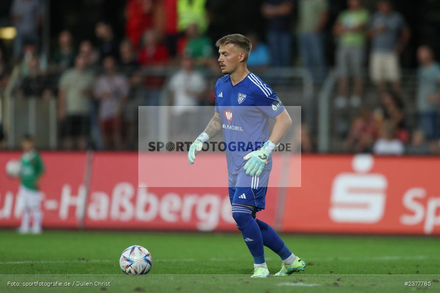 Lukas Wenzel, sport, action, Willy-Sachs-Stadion, Schweinfurt, Saison 2023/2024, SVW, SV Wacker Burghausen, Regionalliga Bayern, Fussball, FCS, BFV, 9. Spieltag, 1. FC Schweinfurt 1905, 08.09.2023 - Bild-ID: 2377785 Lukas Wenzel, sport, action, Willy-Sachs-Stadion, Schweinfurt, Saison 2023/2024, SVW, SV Wacker Burghausen, Regionalliga Bayern, Fussball, FCS, BFV, 9. Spieltag, 1. FC Schweinfurt 1905, 08.09.2023 - Bild-ID: 2377785