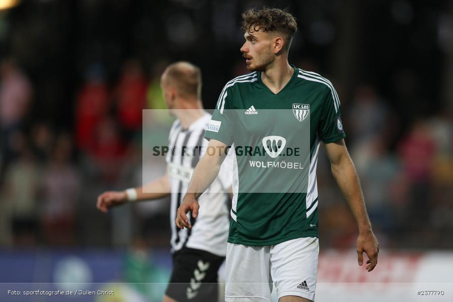 Luca Trslic, sport, action, Willy-Sachs-Stadion, Schweinfurt, Saison 2023/2024, SVW, SV Wacker Burghausen, Regionalliga Bayern, Fussball, FCS, BFV, 9. Spieltag, 1. FC Schweinfurt 1905, 08.09.2023 - Bild-ID: 2377790
