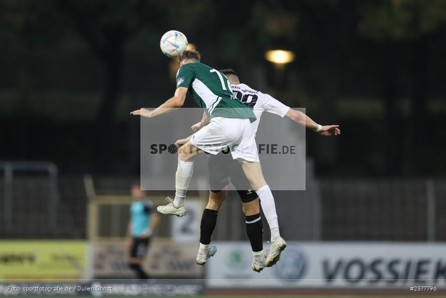 Luca Trslic, sport, action, Willy-Sachs-Stadion, Schweinfurt, Saison 2023/2024, SVW, SV Wacker Burghausen, Regionalliga Bayern, Fussball, FCS, BFV, 9. Spieltag, 1. FC Schweinfurt 1905, 08.09.2023 - Bild-ID: 2377796