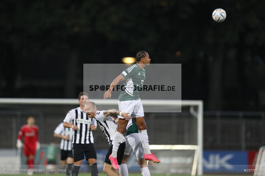 Dominik Ngatie, sport, action, Willy-Sachs-Stadion, Schweinfurt, Saison 2023/2024, SVW, SV Wacker Burghausen, Regionalliga Bayern, Fussball, FCS, BFV, 9. Spieltag, 1. FC Schweinfurt 1905, 08.09.2023 - Bild-ID: 2377815 Dominik Ngatie, sport, action, Willy-Sachs-Stadion, Schweinfurt, Saison 2023/2024, SVW, SV Wacker Burghausen, Regionalliga Bayern, Fussball, FCS, BFV, 9. Spieltag, 1. FC Schweinfurt 1905, 08.09.2023 - Bild-ID: 2377815