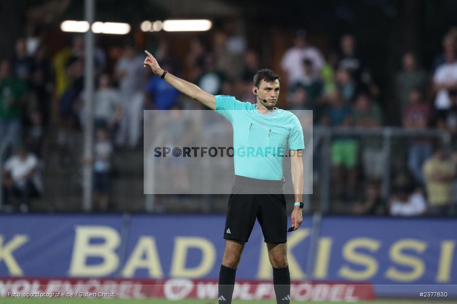 Felix Grund, sport, action, Willy-Sachs-Stadion, Schweinfurt, Saison 2023/2024, SVW, SV Wacker Burghausen, Regionalliga Bayern, Fussball, FCS, BFV, 9. Spieltag, 1. FC Schweinfurt 1905, 08.09.2023 - Bild-ID: 2377830
