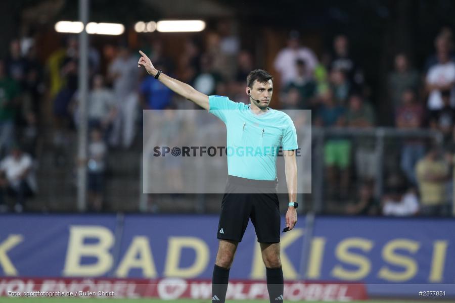 Felix Grund, sport, action, Willy-Sachs-Stadion, Schweinfurt, Saison 2023/2024, SVW, SV Wacker Burghausen, Regionalliga Bayern, Fussball, FCS, BFV, 9. Spieltag, 1. FC Schweinfurt 1905, 08.09.2023 - Bild-ID: 2377831