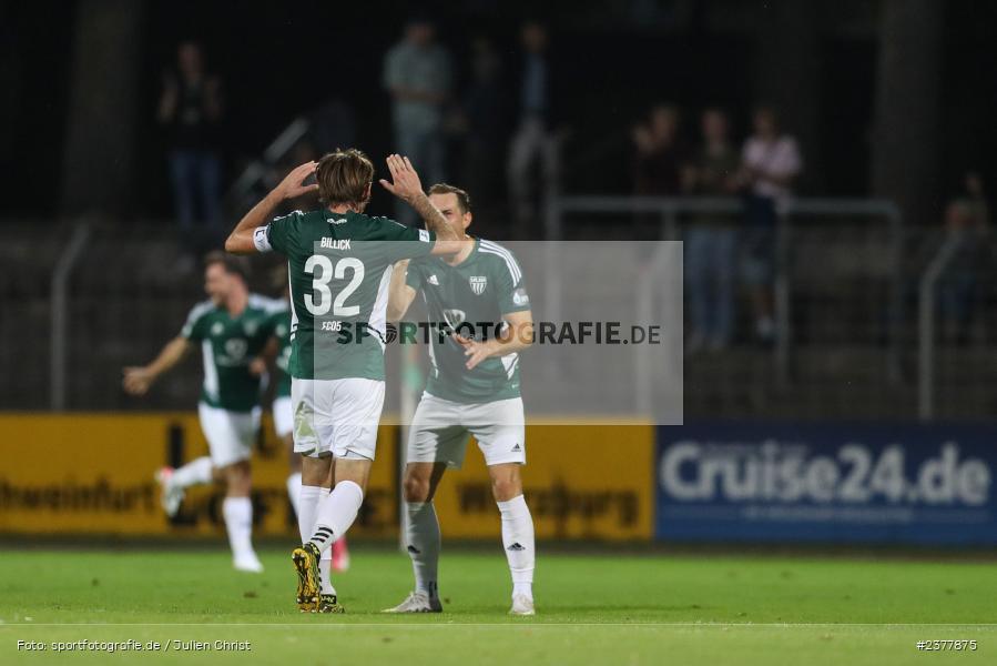 Marc Hänschke, sport, action, Willy-Sachs-Stadion, Schweinfurt, Saison 2023/2024, SVW, SV Wacker Burghausen, Regionalliga Bayern, Fussball, FCS, BFV, 9. Spieltag, 1. FC Schweinfurt 1905, 08.09.2023 - Bild-ID: 2377875