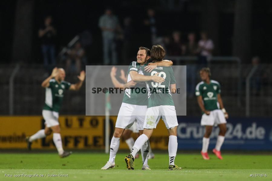 Marc Hänschke, sport, action, Willy-Sachs-Stadion, Schweinfurt, Saison 2023/2024, SVW, SV Wacker Burghausen, Regionalliga Bayern, Fussball, FCS, BFV, 9. Spieltag, 1. FC Schweinfurt 1905, 08.09.2023 - Bild-ID: 2377878