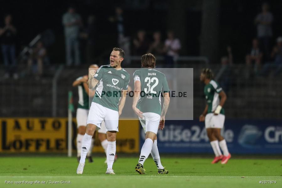 Marc Hänschke, sport, action, Willy-Sachs-Stadion, Schweinfurt, Saison 2023/2024, SVW, SV Wacker Burghausen, Regionalliga Bayern, Fussball, FCS, BFV, 9. Spieltag, 1. FC Schweinfurt 1905, 08.09.2023 - Bild-ID: 2377879