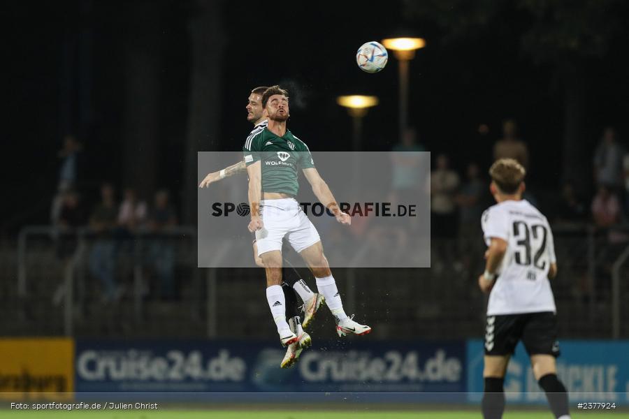 Severo Sturm, sport, action, Willy-Sachs-Stadion, Schweinfurt, Saison 2023/2024, SVW, SV Wacker Burghausen, Regionalliga Bayern, Fussball, FCS, BFV, 9. Spieltag, 1. FC Schweinfurt 1905, 08.09.2023 - Bild-ID: 2377924