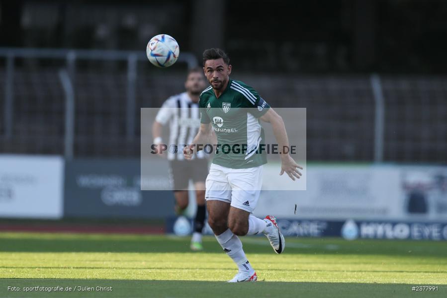 Severo Sturm, sport, action, Willy-Sachs-Stadion, Schweinfurt, Saison 2023/2024, SVW, SV Wacker Burghausen, Regionalliga Bayern, Fussball, FCS, BFV, 9. Spieltag, 1. FC Schweinfurt 1905, 08.09.2023 - Bild-ID: 2377991