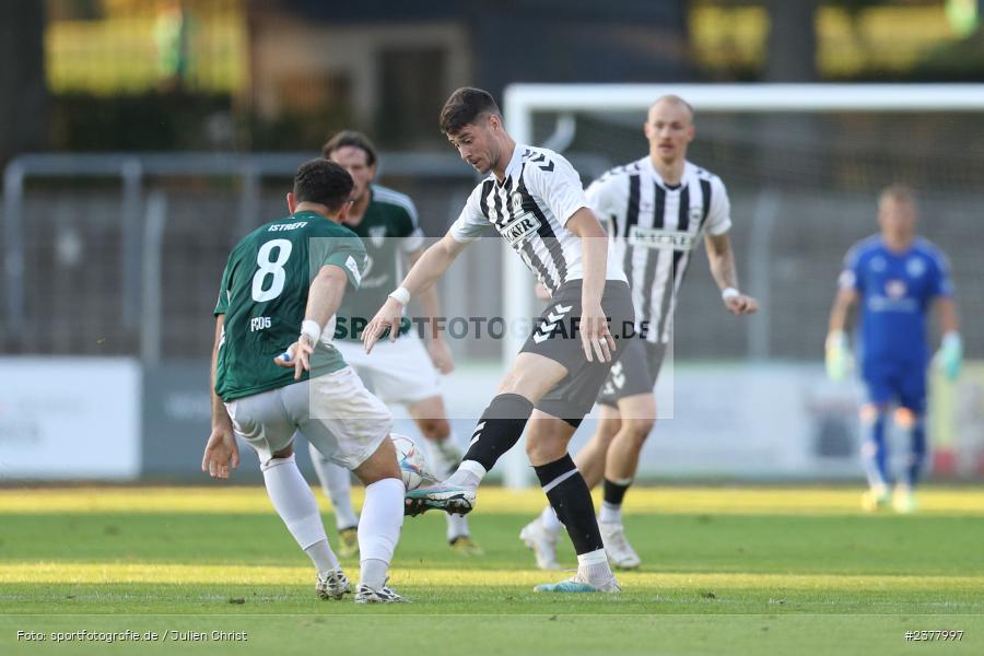 Andrija Bosnjak, sport, action, Willy-Sachs-Stadion, Schweinfurt, Saison 2023/2024, SVW, SV Wacker Burghausen, Regionalliga Bayern, Fussball, FCS, BFV, 9. Spieltag, 1. FC Schweinfurt 1905, 08.09.2023 - Bild-ID: 2377997