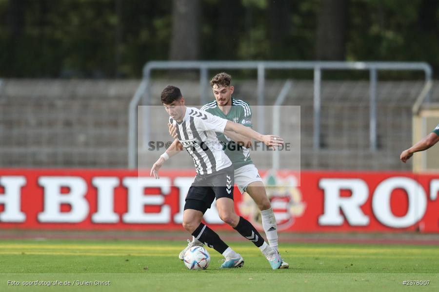 Andrija Bosnjak, sport, action, Willy-Sachs-Stadion, Schweinfurt, Saison 2023/2024, SVW, SV Wacker Burghausen, Regionalliga Bayern, Fussball, FCS, BFV, 9. Spieltag, 1. FC Schweinfurt 1905, 08.09.2023 - Bild-ID: 2378007