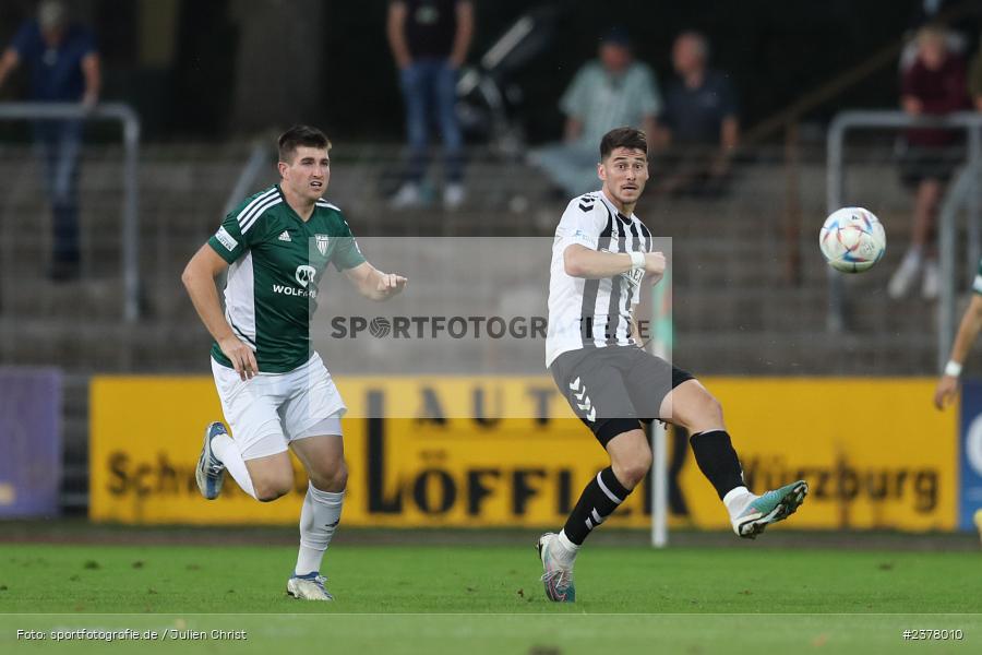 Andrija Bosnjak, sport, action, Willy-Sachs-Stadion, Schweinfurt, Saison 2023/2024, SVW, SV Wacker Burghausen, Regionalliga Bayern, Fussball, FCS, BFV, 9. Spieltag, 1. FC Schweinfurt 1905, 08.09.2023 - Bild-ID: 2378010