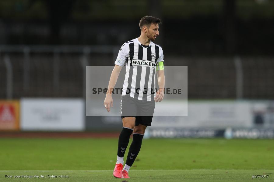 Christoph Schulz, sport, action, Willy-Sachs-Stadion, Schweinfurt, Saison 2023/2024, SVW, SV Wacker Burghausen, Regionalliga Bayern, Fussball, FCS, BFV, 9. Spieltag, 1. FC Schweinfurt 1905, 08.09.2023 - Bild-ID: 2378017