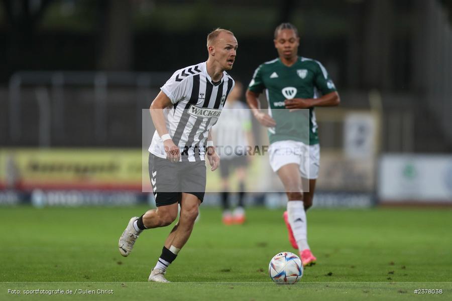 Thomas Winklbauer, sport, action, Willy-Sachs-Stadion, Schweinfurt, Saison 2023/2024, SVW, SV Wacker Burghausen, Regionalliga Bayern, Fussball, FCS, BFV, 9. Spieltag, 1. FC Schweinfurt 1905, 08.09.2023 - Bild-ID: 2378038