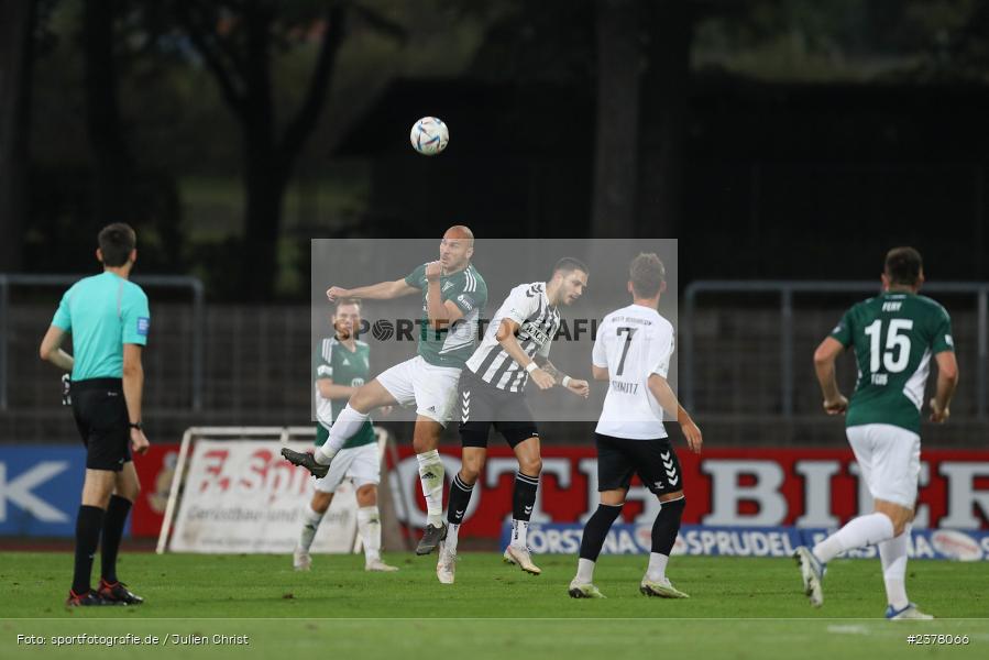 Adam Jabiri, sport, action, Willy-Sachs-Stadion, Schweinfurt, Saison 2023/2024, SVW, SV Wacker Burghausen, Regionalliga Bayern, Fussball, FCS, BFV, 9. Spieltag, 1. FC Schweinfurt 1905, 08.09.2023 - Bild-ID: 2378066