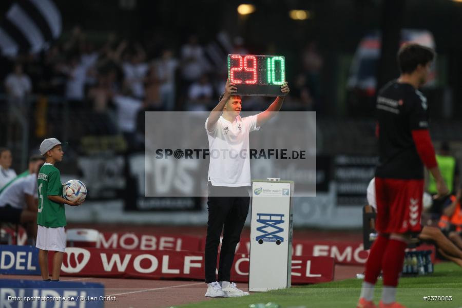 sport, action, Willy-Sachs-Stadion, Schweinfurt, Saison 2023/2024, SVW, SV Wacker Burghausen, Regionalliga Bayern, Fussball, FCS, BFV, 9. Spieltag, 1. FC Schweinfurt 1905, 08.09.2023 - Bild-ID: 2378083