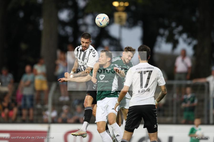 Marc Hänschke, sport, action, Willy-Sachs-Stadion, Schweinfurt, Saison 2023/2024, SVW, SV Wacker Burghausen, Regionalliga Bayern, Fussball, FCS, BFV, 9. Spieltag, 1. FC Schweinfurt 1905, 08.09.2023 - Bild-ID: 2378090