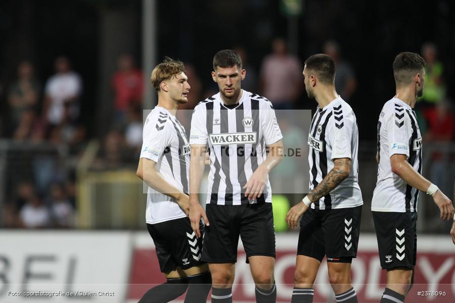 Jasper Maljojoki, sport, action, Willy-Sachs-Stadion, Schweinfurt, Saison 2023/2024, SVW, SV Wacker Burghausen, Regionalliga Bayern, Fussball, FCS, BFV, 9. Spieltag, 1. FC Schweinfurt 1905, 08.09.2023 - Bild-ID: 2378096