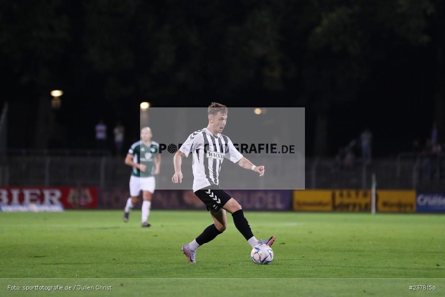 Denis Ade, Willy-Sachs-Stadion, Schweinfurt, 08.09.2023, sport, action, bfv, Fussball, Saison 2023/2024, 9. Spieltag, Regionalliga Bayern, SVW, FCS, SV Wacker Burghausen, 1. FC Schweinfurt 1905 - Bild-ID: 2378156