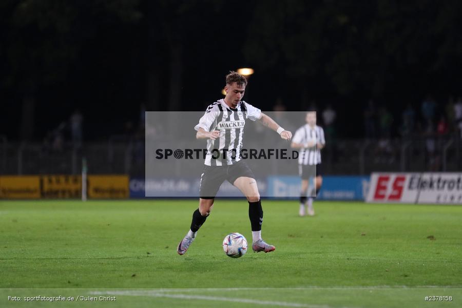 Denis Ade, Willy-Sachs-Stadion, Schweinfurt, 08.09.2023, sport, action, bfv, Fussball, Saison 2023/2024, 9. Spieltag, Regionalliga Bayern, SVW, FCS, SV Wacker Burghausen, 1. FC Schweinfurt 1905 - Bild-ID: 2378158