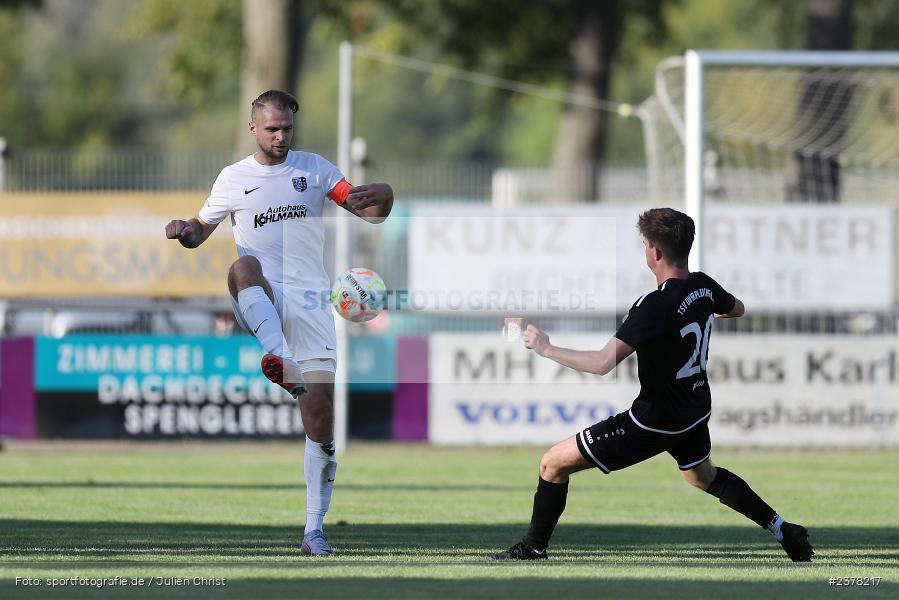 Marvin Schramm, Sportgelände, Karlburg, 09.09.2023, sport, action, BFV, Fussball, Saison 2023/2024, 10. Spieltag, Landesliga Nordwest, UNT, TSV, TSV Unterpleichfeld, TSV Karlburg - Bild-ID: 2378217