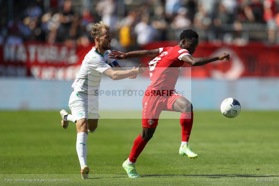 Benjika Caciel, AKON Arena, Würzburg, 09.09.2023, sport, action, BFV, Fussball, Saison 2023/2024, 9. Spieltag, Regionalliga Bayern, SGF, FWK, SpVgg Greuther Fürth II, FC Würzburger Kickers - Bild-ID: 2378298