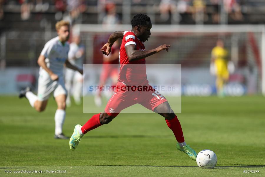 Benjika Caciel, AKON Arena, Würzburg, 09.09.2023, sport, action, BFV, Fussball, Saison 2023/2024, 9. Spieltag, Regionalliga Bayern, SGF, FWK, SpVgg Greuther Fürth II, FC Würzburger Kickers - Bild-ID: 2378299