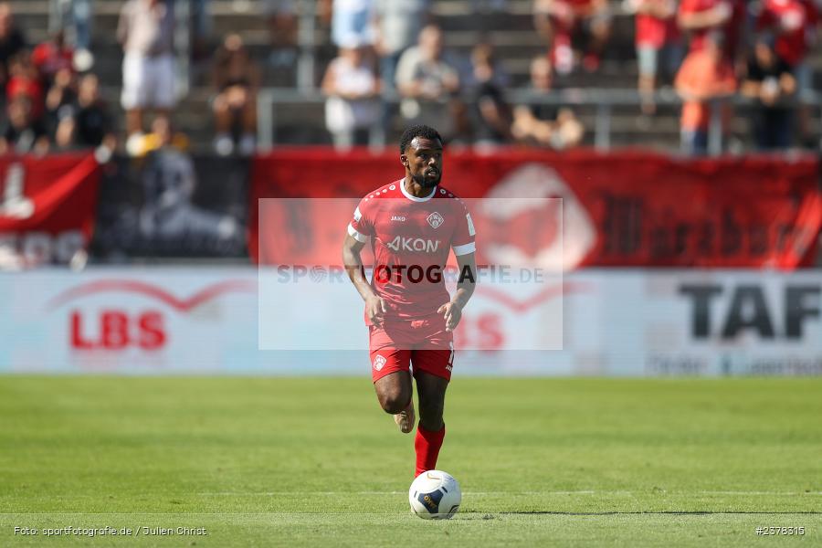 Fabrice Montcheu, AKON Arena, Würzburg, 09.09.2023, sport, action, BFV, Fussball, Saison 2023/2024, 9. Spieltag, Regionalliga Bayern, SGF, FWK, SpVgg Greuther Fürth II, FC Würzburger Kickers - Bild-ID: 2378315