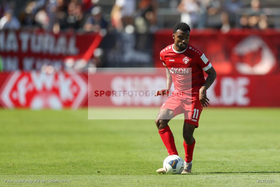 Fabrice Montcheu, AKON Arena, Würzburg, 09.09.2023, sport, action, BFV, Fussball, Saison 2023/2024, 9. Spieltag, Regionalliga Bayern, SGF, FWK, SpVgg Greuther Fürth II, FC Würzburger Kickers - Bild-ID: 2378322