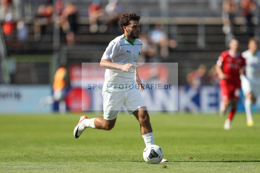 Kenan Aydin, AKON Arena, Würzburg, 09.09.2023, sport, action, BFV, Fussball, Saison 2023/2024, 9. Spieltag, Regionalliga Bayern, SGF, FWK, SpVgg Greuther Fürth II, FC Würzburger Kickers - Bild-ID: 2378339