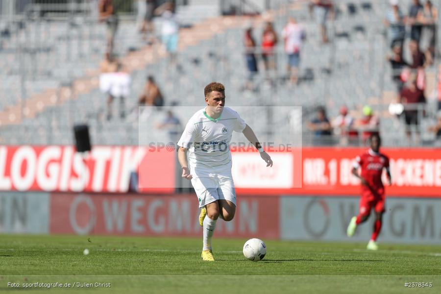 Oliver Fobassam Nawe, AKON Arena, Würzburg, 09.09.2023, sport, action, BFV, Fussball, Saison 2023/2024, 9. Spieltag, Regionalliga Bayern, SGF, FWK, SpVgg Greuther Fürth II, FC Würzburger Kickers - Bild-ID: 2378343