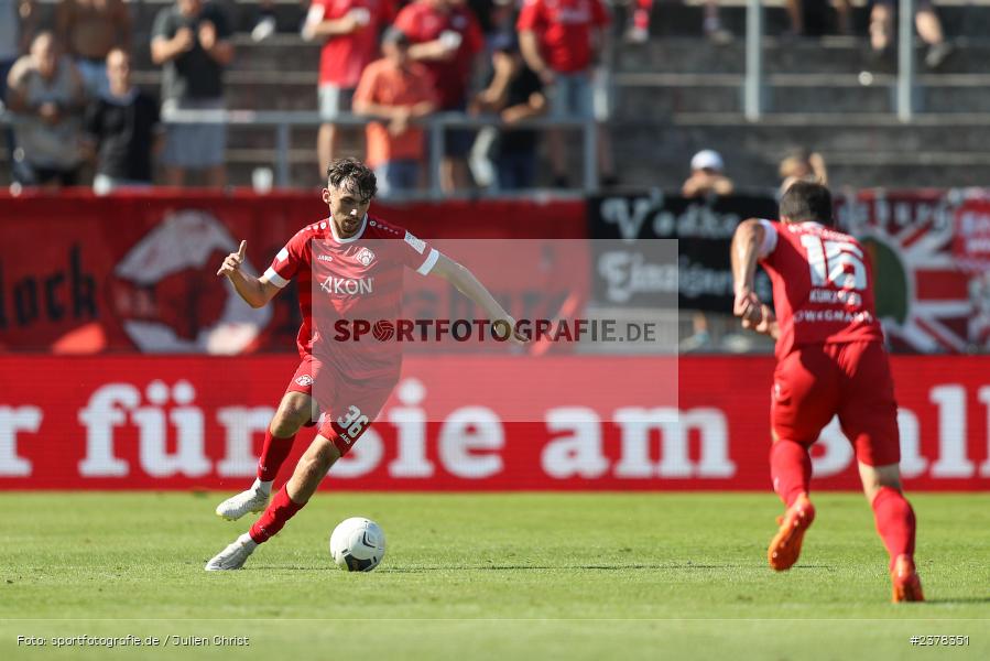Pascal Moll, AKON Arena, Würzburg, 09.09.2023, sport, action, BFV, Fussball, Saison 2023/2024, 9. Spieltag, Regionalliga Bayern, SGF, FWK, SpVgg Greuther Fürth II, FC Würzburger Kickers - Bild-ID: 2378351