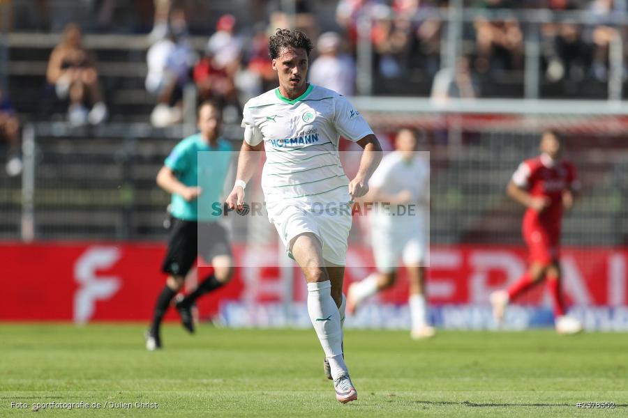 Ricky Bornschein, AKON Arena, Würzburg, 09.09.2023, sport, action, BFV, Fussball, Saison 2023/2024, 9. Spieltag, Regionalliga Bayern, SGF, FWK, SpVgg Greuther Fürth II, FC Würzburger Kickers - Bild-ID: 2378352