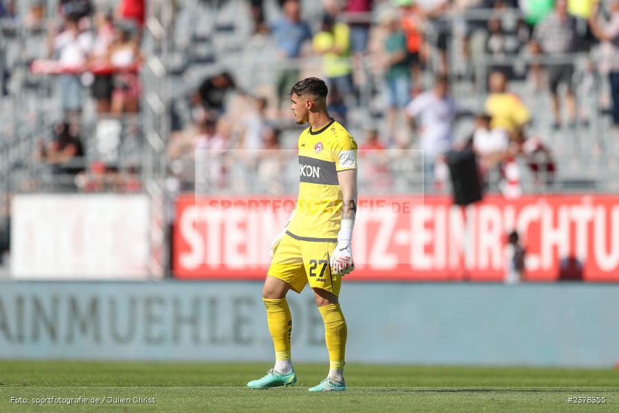Vincent Friedsam, AKON Arena, Würzburg, 09.09.2023, sport, action, BFV, Fussball, Saison 2023/2024, 9. Spieltag, Regionalliga Bayern, SGF, FWK, SpVgg Greuther Fürth II, FC Würzburger Kickers - Bild-ID: 2378355