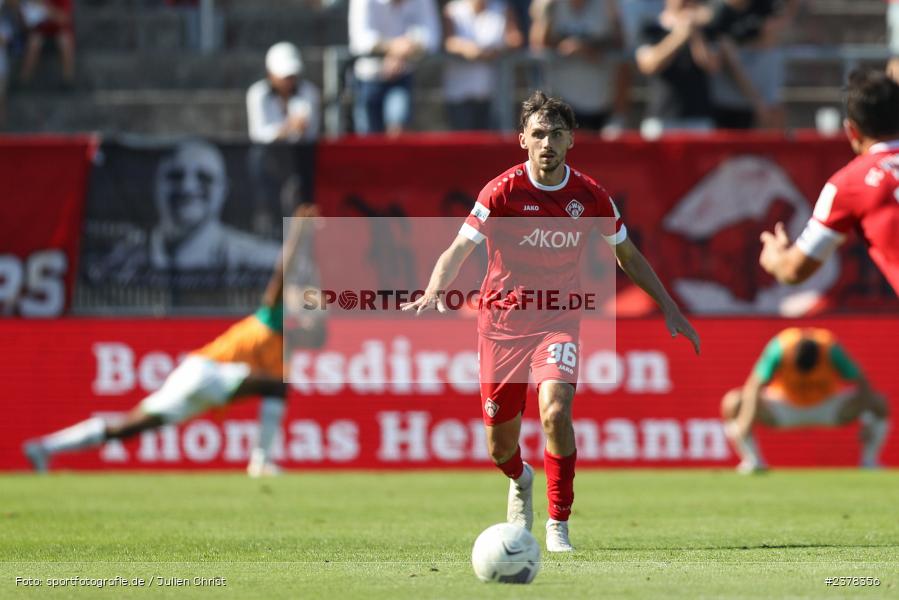 Pascal Moll, AKON Arena, Würzburg, 09.09.2023, sport, action, BFV, Fussball, Saison 2023/2024, 9. Spieltag, Regionalliga Bayern, SGF, FWK, SpVgg Greuther Fürth II, FC Würzburger Kickers - Bild-ID: 2378356