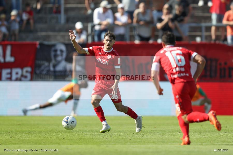 Pascal Moll, AKON Arena, Würzburg, 09.09.2023, sport, action, BFV, Fussball, Saison 2023/2024, 9. Spieltag, Regionalliga Bayern, SGF, FWK, SpVgg Greuther Fürth II, FC Würzburger Kickers - Bild-ID: 2378357