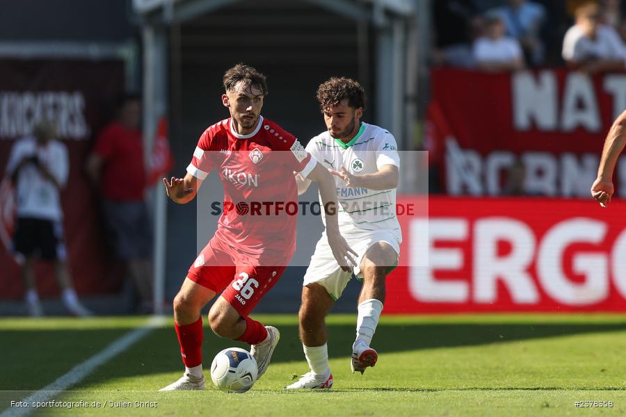 Pascal Moll, AKON Arena, Würzburg, 09.09.2023, sport, action, BFV, Fussball, Saison 2023/2024, 9. Spieltag, Regionalliga Bayern, SGF, FWK, SpVgg Greuther Fürth II, FC Würzburger Kickers - Bild-ID: 2378358