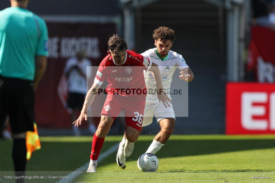 Pascal Moll, AKON Arena, Würzburg, 09.09.2023, sport, action, BFV, Fussball, Saison 2023/2024, 9. Spieltag, Regionalliga Bayern, SGF, FWK, SpVgg Greuther Fürth II, FC Würzburger Kickers - Bild-ID: 2378360