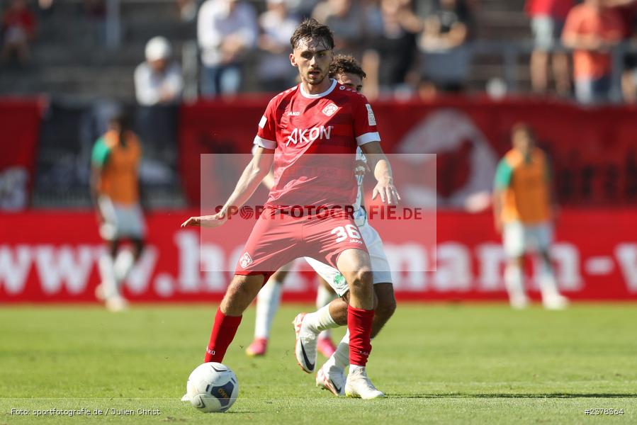 Pascal Moll, AKON Arena, Würzburg, 09.09.2023, sport, action, BFV, Fussball, Saison 2023/2024, 9. Spieltag, Regionalliga Bayern, SGF, FWK, SpVgg Greuther Fürth II, FC Würzburger Kickers - Bild-ID: 2378364