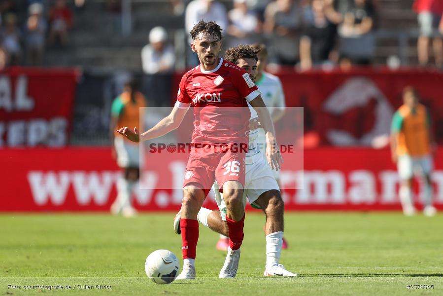 Pascal Moll, AKON Arena, Würzburg, 09.09.2023, sport, action, BFV, Fussball, Saison 2023/2024, 9. Spieltag, Regionalliga Bayern, SGF, FWK, SpVgg Greuther Fürth II, FC Würzburger Kickers - Bild-ID: 2378365