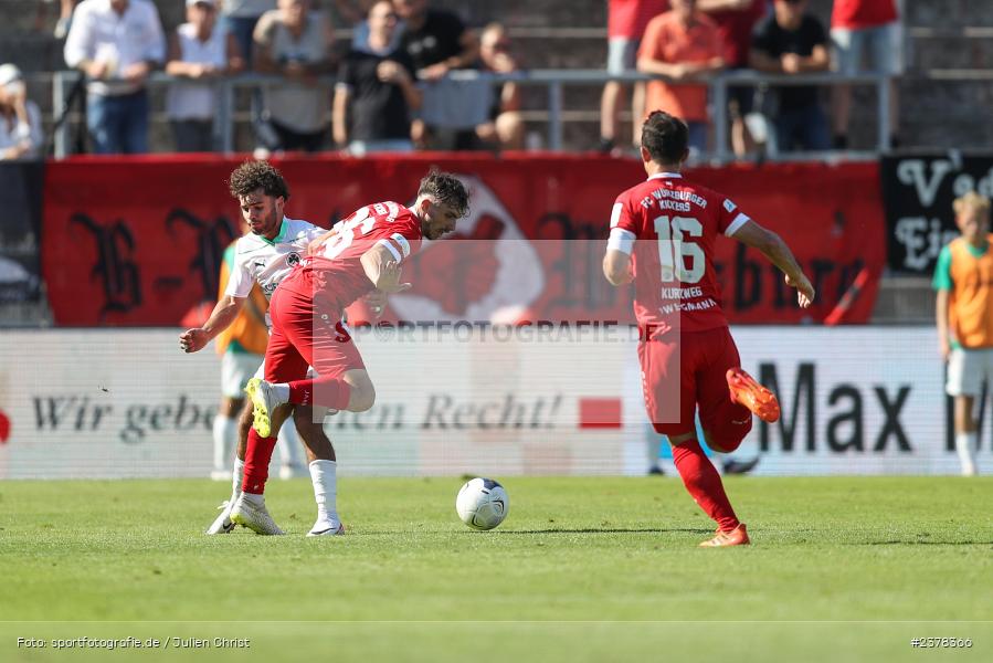 Pascal Moll, AKON Arena, Würzburg, 09.09.2023, sport, action, BFV, Fussball, Saison 2023/2024, 9. Spieltag, Regionalliga Bayern, SGF, FWK, SpVgg Greuther Fürth II, FC Würzburger Kickers - Bild-ID: 2378366
