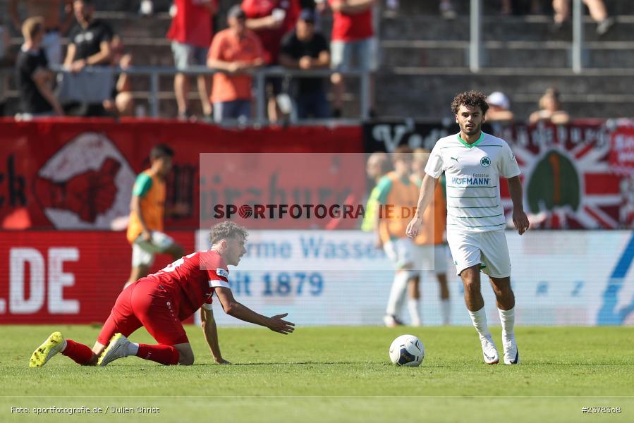 Pascal Moll, AKON Arena, Würzburg, 09.09.2023, sport, action, BFV, Fussball, Saison 2023/2024, 9. Spieltag, Regionalliga Bayern, SGF, FWK, SpVgg Greuther Fürth II, FC Würzburger Kickers - Bild-ID: 2378368