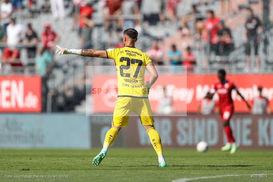Vincent Friedsam, AKON Arena, Würzburg, 09.09.2023, sport, action, BFV, Fussball, Saison 2023/2024, 9. Spieltag, Regionalliga Bayern, SGF, FWK, SpVgg Greuther Fürth II, FC Würzburger Kickers - Bild-ID: 2378373