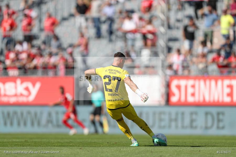 Vincent Friedsam, AKON Arena, Würzburg, 09.09.2023, sport, action, BFV, Fussball, Saison 2023/2024, 9. Spieltag, Regionalliga Bayern, SGF, FWK, SpVgg Greuther Fürth II, FC Würzburger Kickers - Bild-ID: 2378375