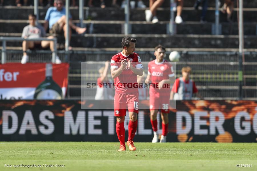 Peter Kurzweg, AKON Arena, Würzburg, 09.09.2023, sport, action, BFV, Fussball, Saison 2023/2024, 9. Spieltag, Regionalliga Bayern, SGF, FWK, SpVgg Greuther Fürth II, FC Würzburger Kickers - Bild-ID: 2378381