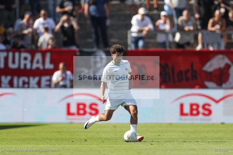 Kenan Aydin, AKON Arena, Würzburg, 09.09.2023, sport, action, BFV, Fussball, Saison 2023/2024, 9. Spieltag, Regionalliga Bayern, SGF, FWK, SpVgg Greuther Fürth II, FC Würzburger Kickers - Bild-ID: 2378387