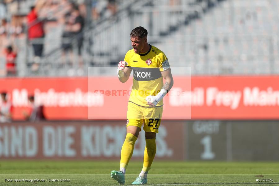 Vincent Friedsam, AKON Arena, Würzburg, 09.09.2023, sport, action, BFV, Fussball, Saison 2023/2024, 9. Spieltag, Regionalliga Bayern, SGF, FWK, SpVgg Greuther Fürth II, FC Würzburger Kickers - Bild-ID: 2378393